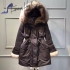 Moncler jacket fox fur 